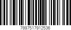 Código de barras (EAN, GTIN, SKU, ISBN): '7897517912536'