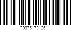 Código de barras (EAN, GTIN, SKU, ISBN): '7897517912611'