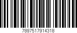 Código de barras (EAN, GTIN, SKU, ISBN): '7897517914318'