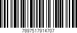 Código de barras (EAN, GTIN, SKU, ISBN): '7897517914707'