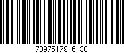 Código de barras (EAN, GTIN, SKU, ISBN): '7897517916138'