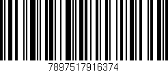 Código de barras (EAN, GTIN, SKU, ISBN): '7897517916374'