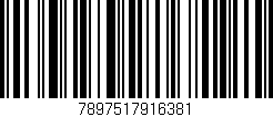 Código de barras (EAN, GTIN, SKU, ISBN): '7897517916381'