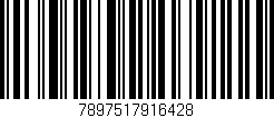 Código de barras (EAN, GTIN, SKU, ISBN): '7897517916428'