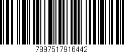 Código de barras (EAN, GTIN, SKU, ISBN): '7897517916442'