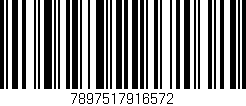 Código de barras (EAN, GTIN, SKU, ISBN): '7897517916572'
