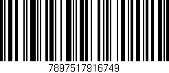 Código de barras (EAN, GTIN, SKU, ISBN): '7897517916749'