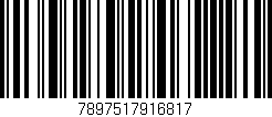 Código de barras (EAN, GTIN, SKU, ISBN): '7897517916817'