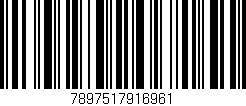 Código de barras (EAN, GTIN, SKU, ISBN): '7897517916961'