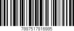 Código de barras (EAN, GTIN, SKU, ISBN): '7897517916985'