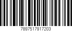 Código de barras (EAN, GTIN, SKU, ISBN): '7897517917203'