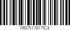 Código de barras (EAN, GTIN, SKU, ISBN): '7897517917524'