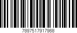 Código de barras (EAN, GTIN, SKU, ISBN): '7897517917968'