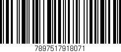 Código de barras (EAN, GTIN, SKU, ISBN): '7897517918071'