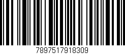 Código de barras (EAN, GTIN, SKU, ISBN): '7897517918309'