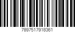 Código de barras (EAN, GTIN, SKU, ISBN): '7897517918361'