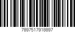 Código de barras (EAN, GTIN, SKU, ISBN): '7897517918897'