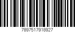 Código de barras (EAN, GTIN, SKU, ISBN): '7897517918927'