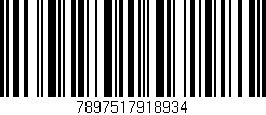 Código de barras (EAN, GTIN, SKU, ISBN): '7897517918934'