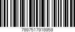 Código de barras (EAN, GTIN, SKU, ISBN): '7897517918958'