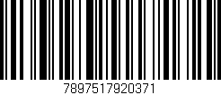 Código de barras (EAN, GTIN, SKU, ISBN): '7897517920371'