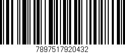 Código de barras (EAN, GTIN, SKU, ISBN): '7897517920432'