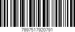 Código de barras (EAN, GTIN, SKU, ISBN): '7897517920791'