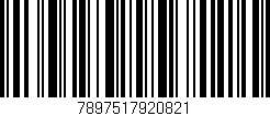 Código de barras (EAN, GTIN, SKU, ISBN): '7897517920821'