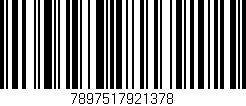 Código de barras (EAN, GTIN, SKU, ISBN): '7897517921378'