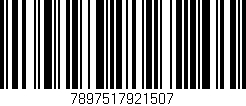 Código de barras (EAN, GTIN, SKU, ISBN): '7897517921507'