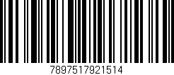 Código de barras (EAN, GTIN, SKU, ISBN): '7897517921514'
