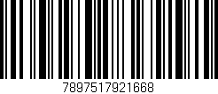 Código de barras (EAN, GTIN, SKU, ISBN): '7897517921668'