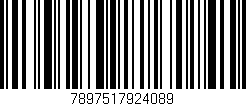 Código de barras (EAN, GTIN, SKU, ISBN): '7897517924089'