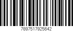 Código de barras (EAN, GTIN, SKU, ISBN): '7897517925642'