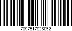 Código de barras (EAN, GTIN, SKU, ISBN): '7897517926052'