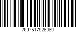 Código de barras (EAN, GTIN, SKU, ISBN): '7897517926069'