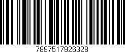 Código de barras (EAN, GTIN, SKU, ISBN): '7897517926328'