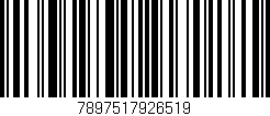 Código de barras (EAN, GTIN, SKU, ISBN): '7897517926519'