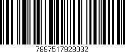 Código de barras (EAN, GTIN, SKU, ISBN): '7897517928032'