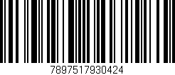 Código de barras (EAN, GTIN, SKU, ISBN): '7897517930424'