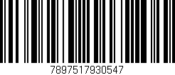 Código de barras (EAN, GTIN, SKU, ISBN): '7897517930547'