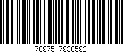Código de barras (EAN, GTIN, SKU, ISBN): '7897517930592'