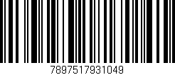 Código de barras (EAN, GTIN, SKU, ISBN): '7897517931049'