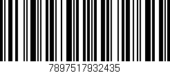 Código de barras (EAN, GTIN, SKU, ISBN): '7897517932435'