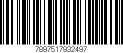 Código de barras (EAN, GTIN, SKU, ISBN): '7897517932497'