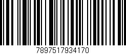 Código de barras (EAN, GTIN, SKU, ISBN): '7897517934170'