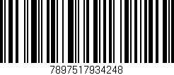 Código de barras (EAN, GTIN, SKU, ISBN): '7897517934248'