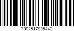 Código de barras (EAN, GTIN, SKU, ISBN): '7897517935443'