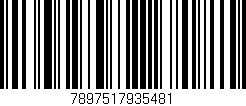 Código de barras (EAN, GTIN, SKU, ISBN): '7897517935481'