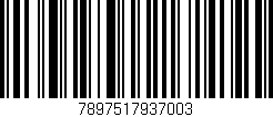 Código de barras (EAN, GTIN, SKU, ISBN): '7897517937003'